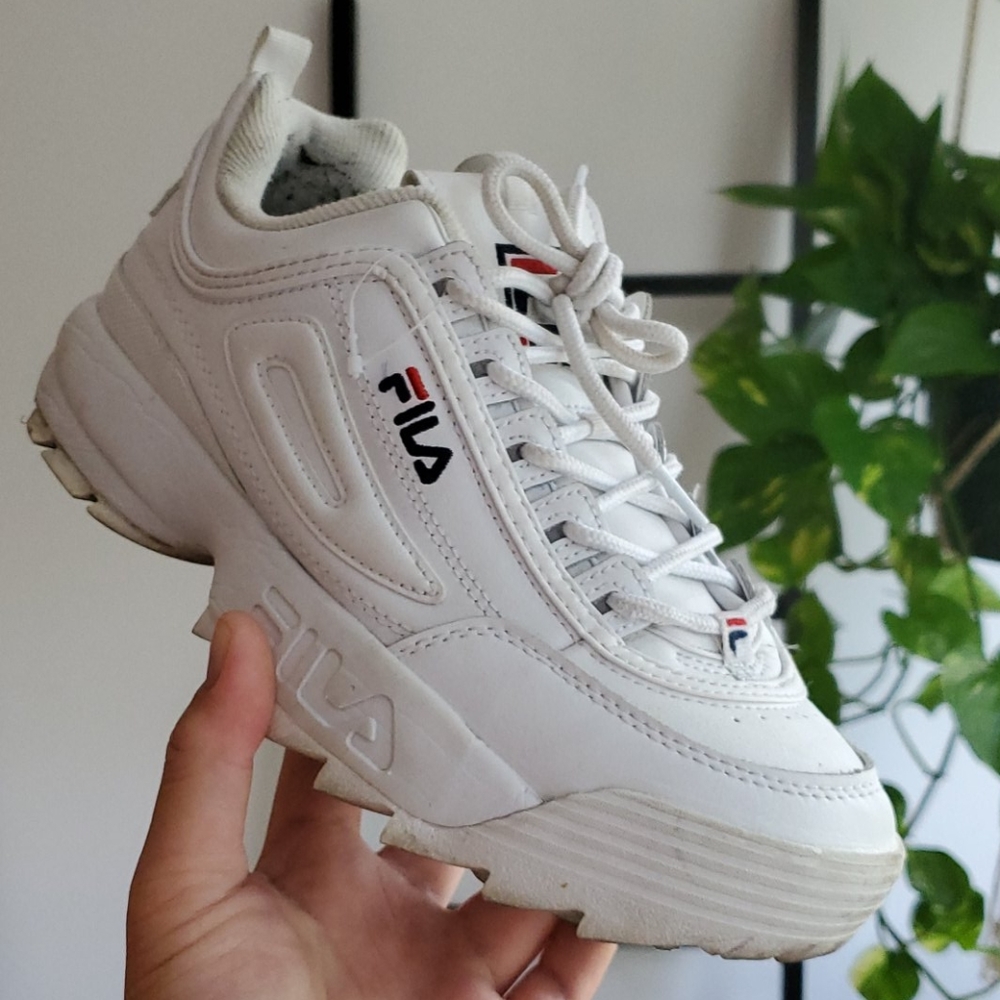 White FILA Disruptor II Premiums